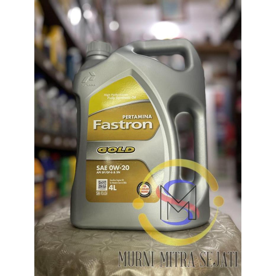 PERTAMINA FASTRON GOLD SAE 0W-20 OLI 0 W 0W20 GALON 4 L