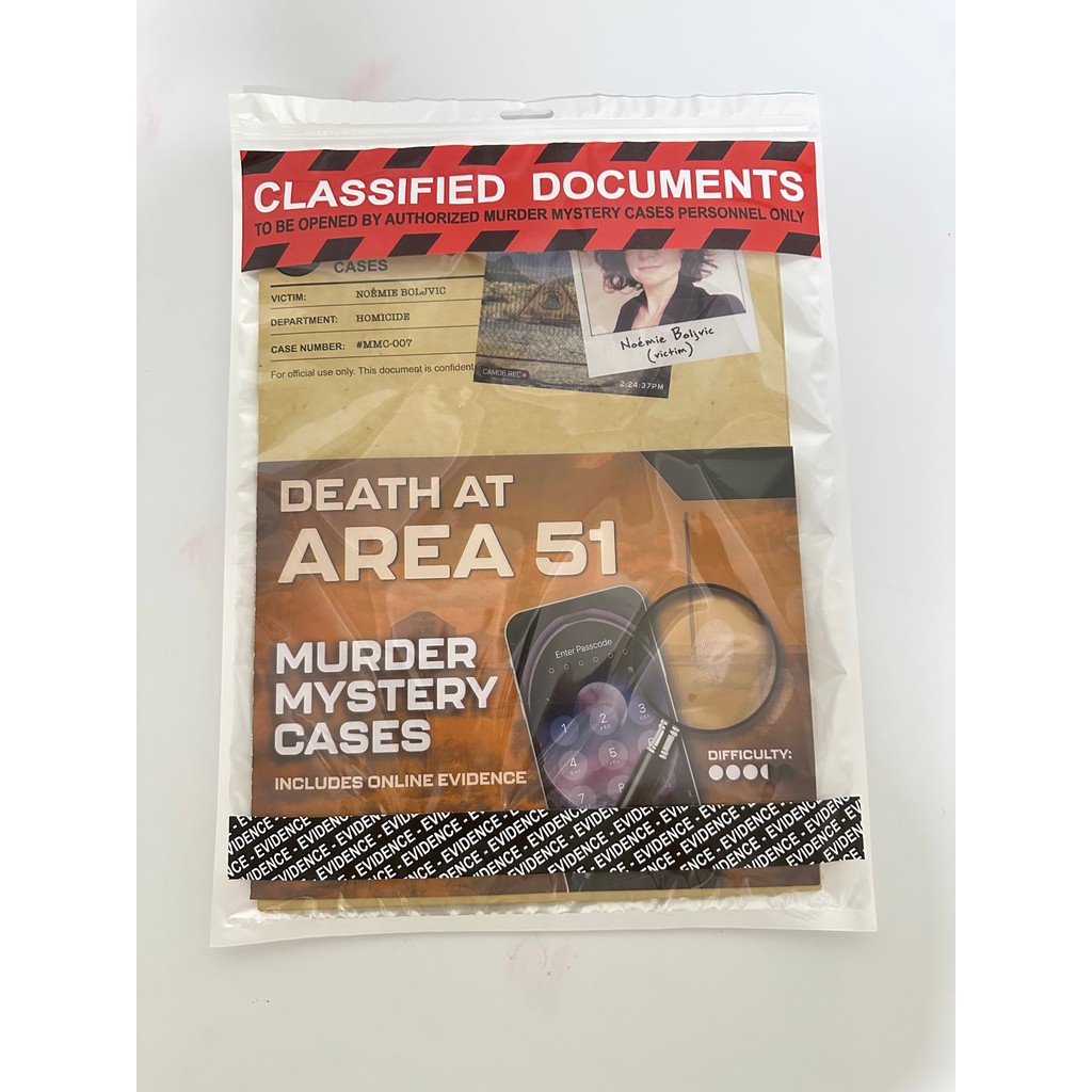 "Unsolved Mysteries Case Files: The Death Zone," a new murder mystery card game, perfect for holiday