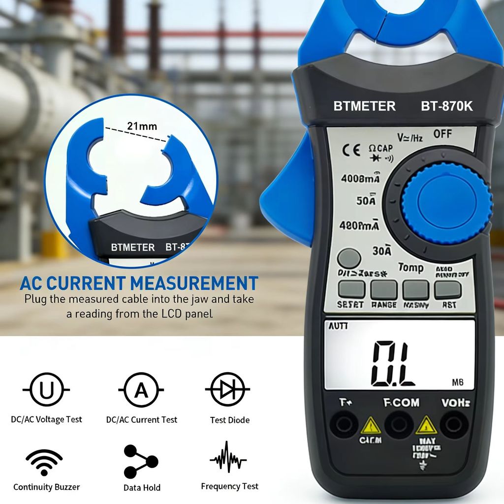 Automatic range AC/DC clamp multimeter AC&DC voltage,AC&DC current
