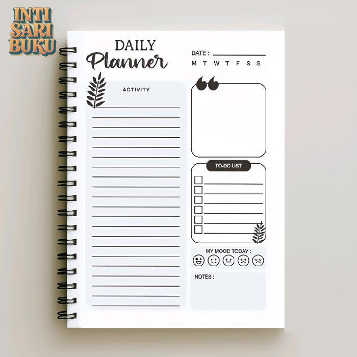 Terlaris Weekly Planner / Diary Planner / Buku Agenda / Buku Catatan / Kas Harian /Daily Planner /
