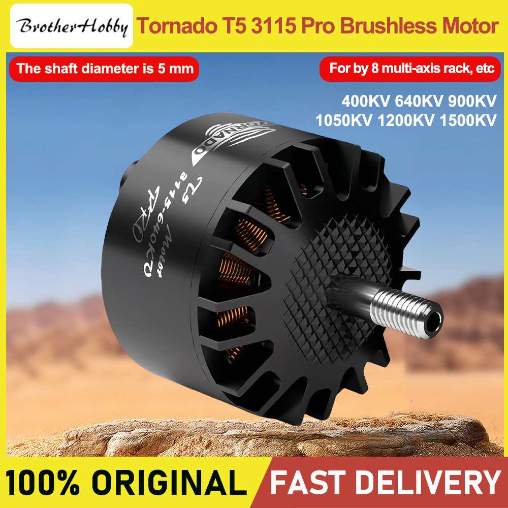 Hobby Tornado T5 3115 Pro 400Kv 640Kv 900Kv1200Kv 1500Kv 5-8S Motor For Fpv Racing X-Class