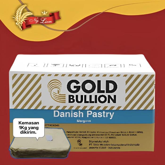 Gold Bullion Danish Pastry / Margarine Pastry 1Kg #R Promo