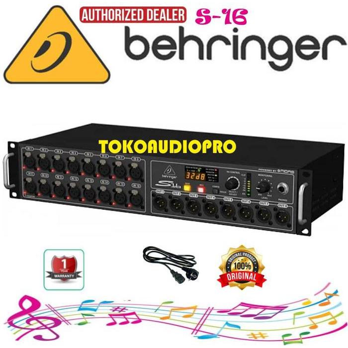 Behringer S16 Snake Cable Digital 16-Channel S-16 Co