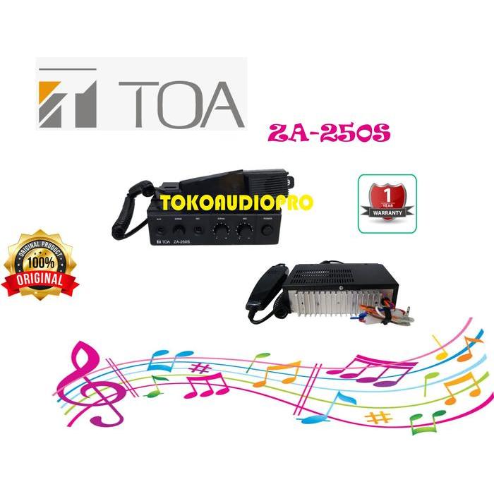 Toa Za-250S Car Amplifier Mobil Toa Za250S Co