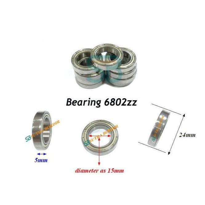 Bearing 6802Zz Asb Bearing Sparepart 6802Z China Bearing Industri 6802Zz Asb China