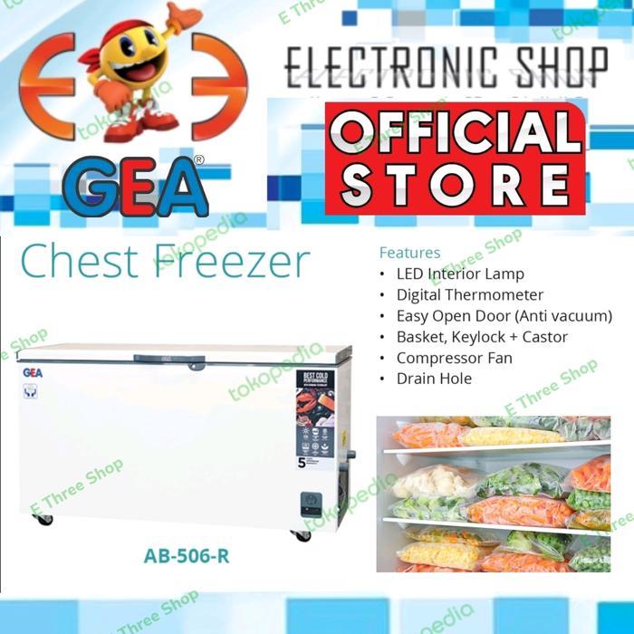 GEA CHEST FREEZER AB506 - AB 506 - AB 506TX - 500 LITER - GARANSI