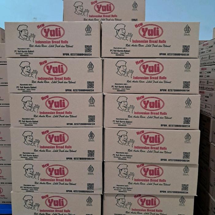 [50Pcs] Paket Hemat Roti Gulung By Yuli Bakery Terlaris