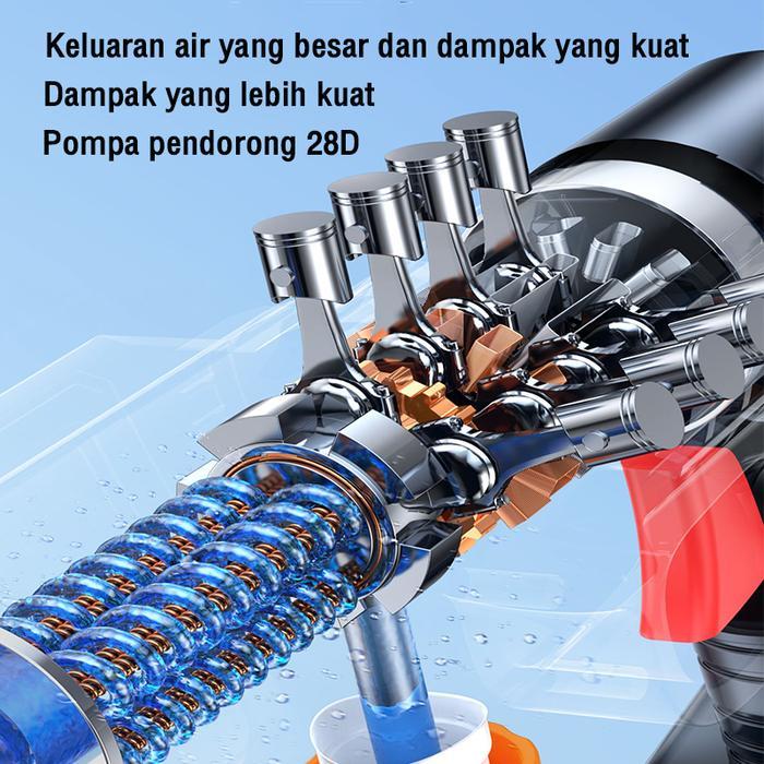 Reaim 688V 250Bar Mesin Cuci Steam Mobil Dan Motor Baterai /Jet Cleaner / Alat Steam Cuci Motor &