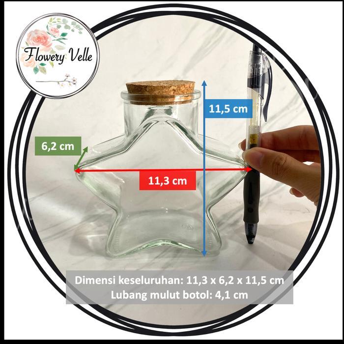(PROMO RAMADHAN) MINI JAR GLASS WITH CORK BOTOL KACA TOPLES KECIL CONTAINER TEMPAT UNIK PREMIUM