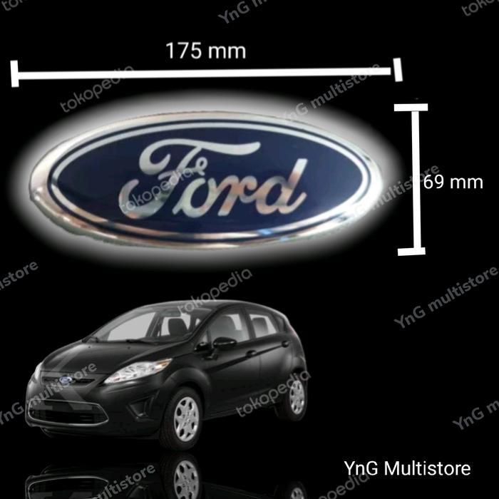 Emblem Logo Lambang Depan Ford Fiesta 175 Mm