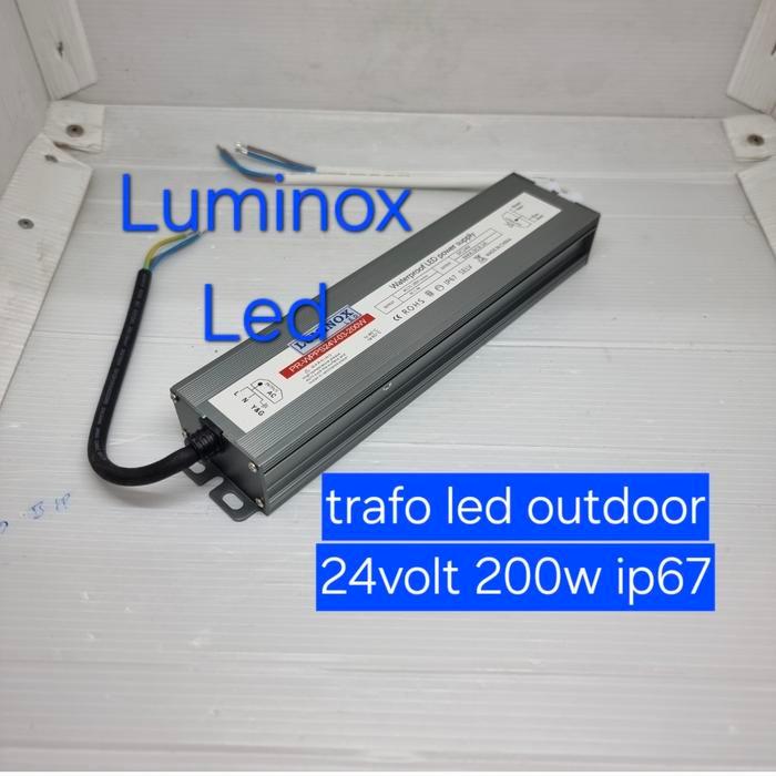 trafo led 24volt 200watt 200w 8,3a / driver led waterproof 200w 200 watt 24v ip67