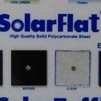 Rds - Atap Polycarbonate Solarflat 1.2Mm Bronze Dan Grey