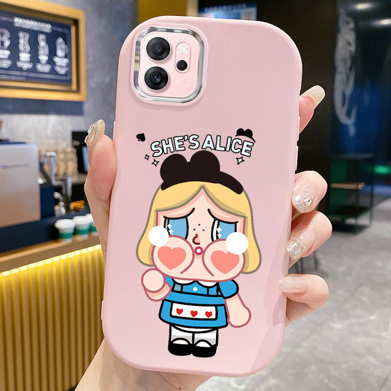 Casing Hp Untuk OPPO Reno 14F Case Casing Boneka wanita kartun pola Kesing HP Cesing bulat gemuk Kas