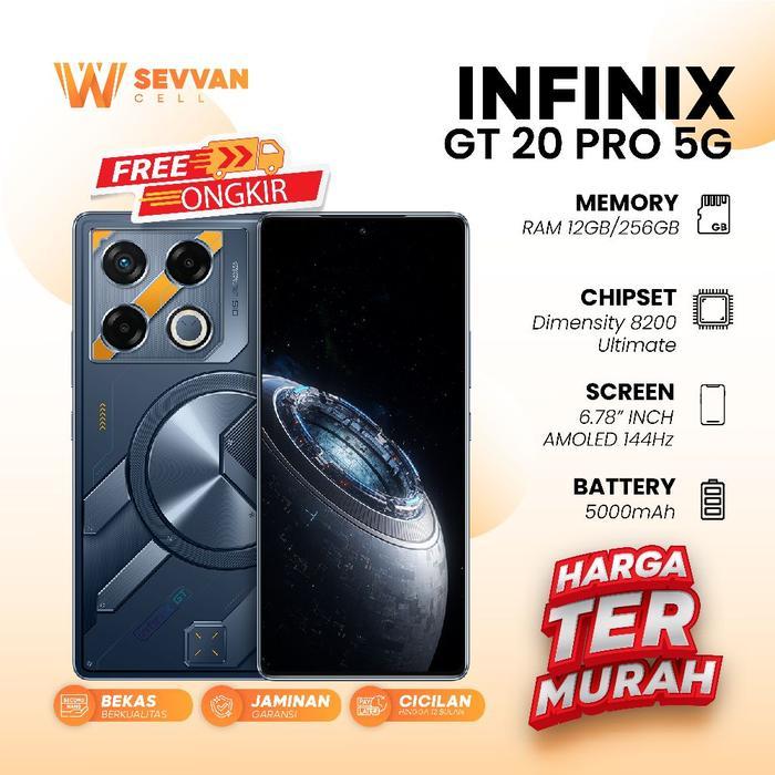 Handphone Infinix GT 20 Pro 5G Ram 12 256GB - C