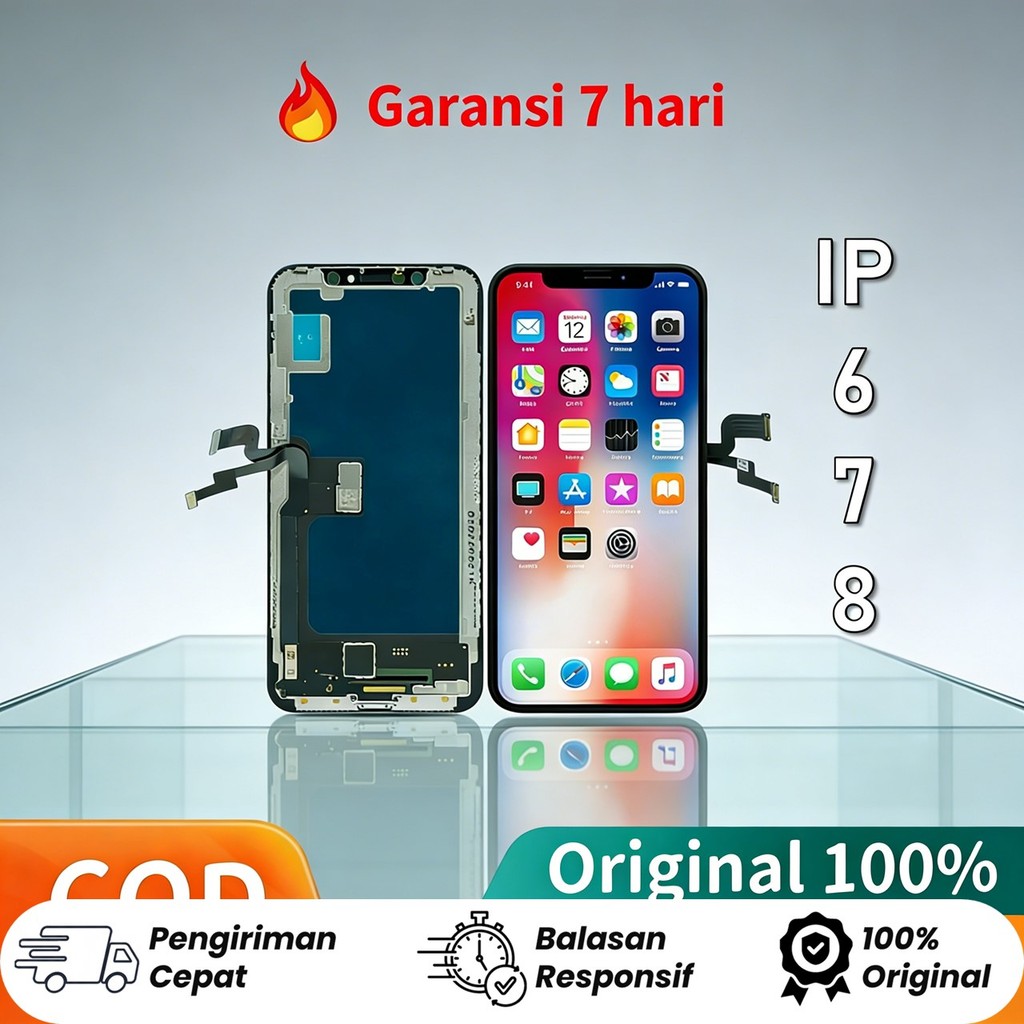 Part LCD iPhone 6 6s 7 8 Plus Original Look - 100% ORIGINAL