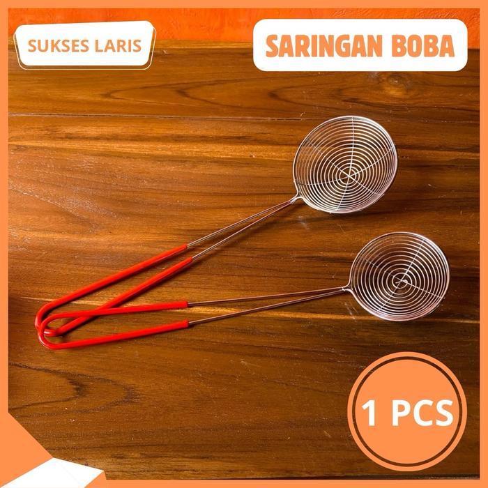 SENDOK BOBA SARINGAN BOBA SARINGAN TOPING SARINGAN STAINLESS SARINGAN MINUMAN BOBA SARINGAN