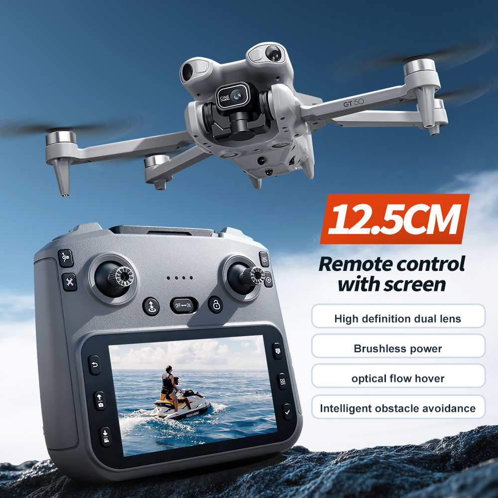 8K Dual Camera GPS Fixed Remote Control Obstacle Avoidance Aerial Aircraft UAV Quadcopter Kids Toys