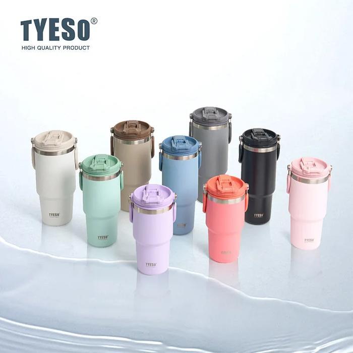 TYESO TUMBLER Termos tahan panas Vacuum Botol Gelas Minum Kopi Air Dingin dan Original Stainless