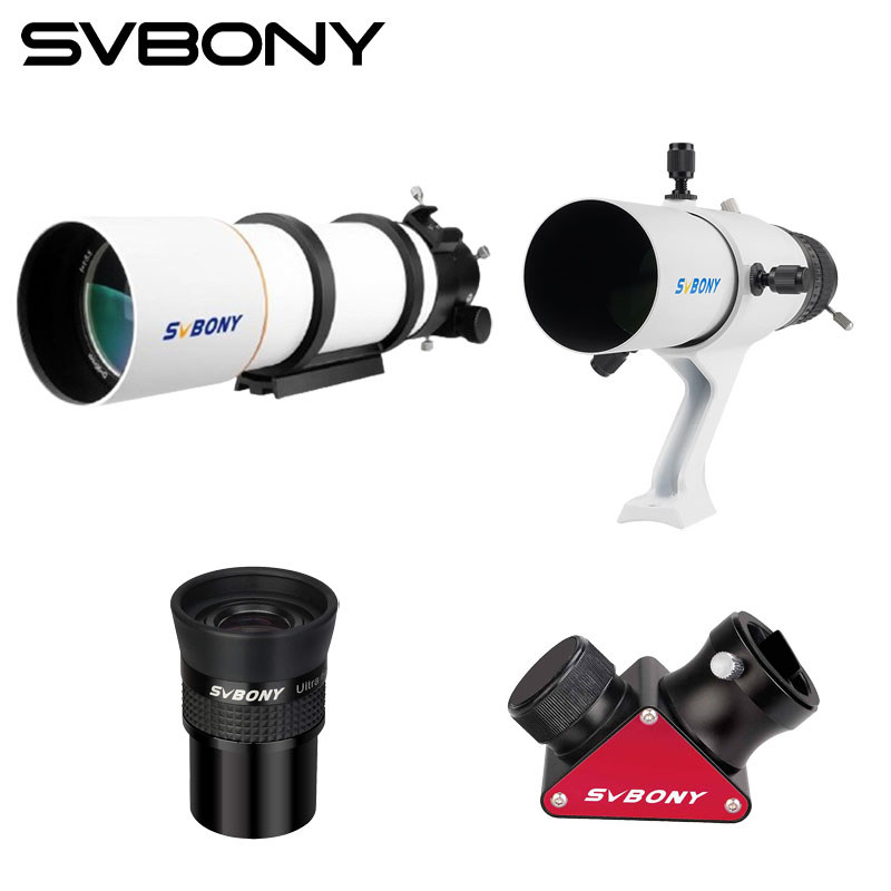 FLASH SALE    Svbony SV48P Achromatic Telescope Refractor OTA and SV198  Guide Scope, SV190 Eyepiece