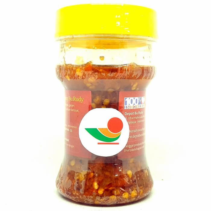 "New" BU RUDY SAMBAL BAWANG 110gr OLEH KHAS ASLI SURABAYA SAMBEL RUDI SBY