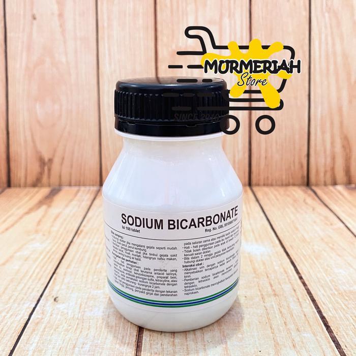 "New" SODIUM BICARBONATE BOTOL isi 100 tablet/ Natrium Bikarbonat