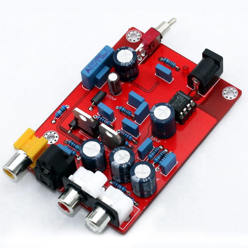 ETCS -Hifi Tda1543 + Cs8412 Dac Audio Decoder Board Op Amp Decoding Decode Circuit Module For