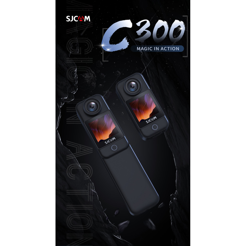 SJCAM C300 Pocket Action Camera 4K 30FPS 6-Axis GYRO Image Stabilization Super Night Vision 5G WiFi