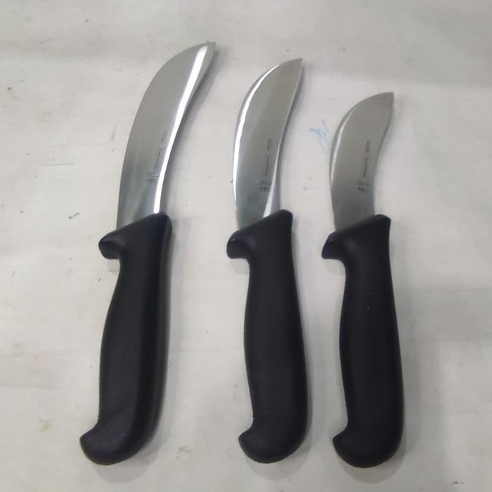 Pisau Skinning Seset Pembersih Kulit Tulang Daging Lengkung Tajam Luar