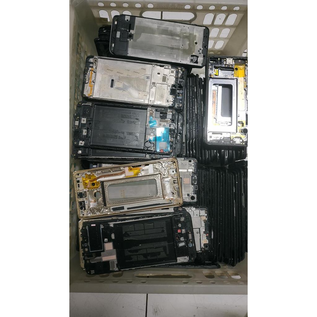 FRAME BEZEL SAMSUNG A51 TULANG TENGAH TATAKAN LCD ORIGINAL