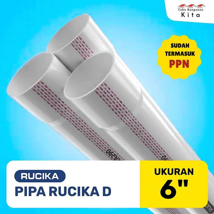 Pipa PVC Rucika 6" D Pipa Pralon 6" D