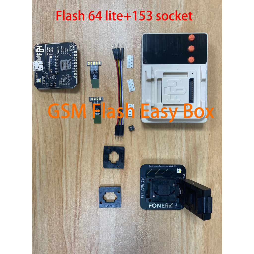 2026 LAST NEW F64 UFS/EMMC ISP V2 Flash 64 Ultra Full F64 lite Tool Box F64 Box+UFS BGA 254+UFS