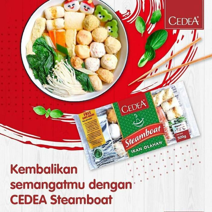 Cedea Steamboat 500 Gr Ikan Olahan Suki Dumpling Bakso Crab Campur