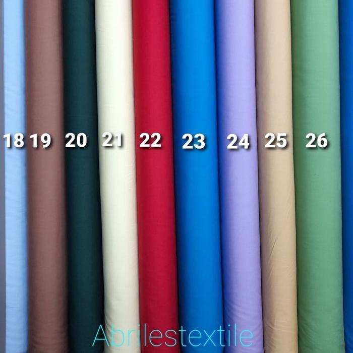 "New" bahan katun polos/katun poplin/katun jepang/kain katun polos