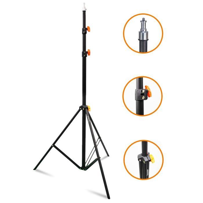 Ezmode Studio Lighting Stand 4 Lamp + 4 Socket Octagon Softbox 80Cm