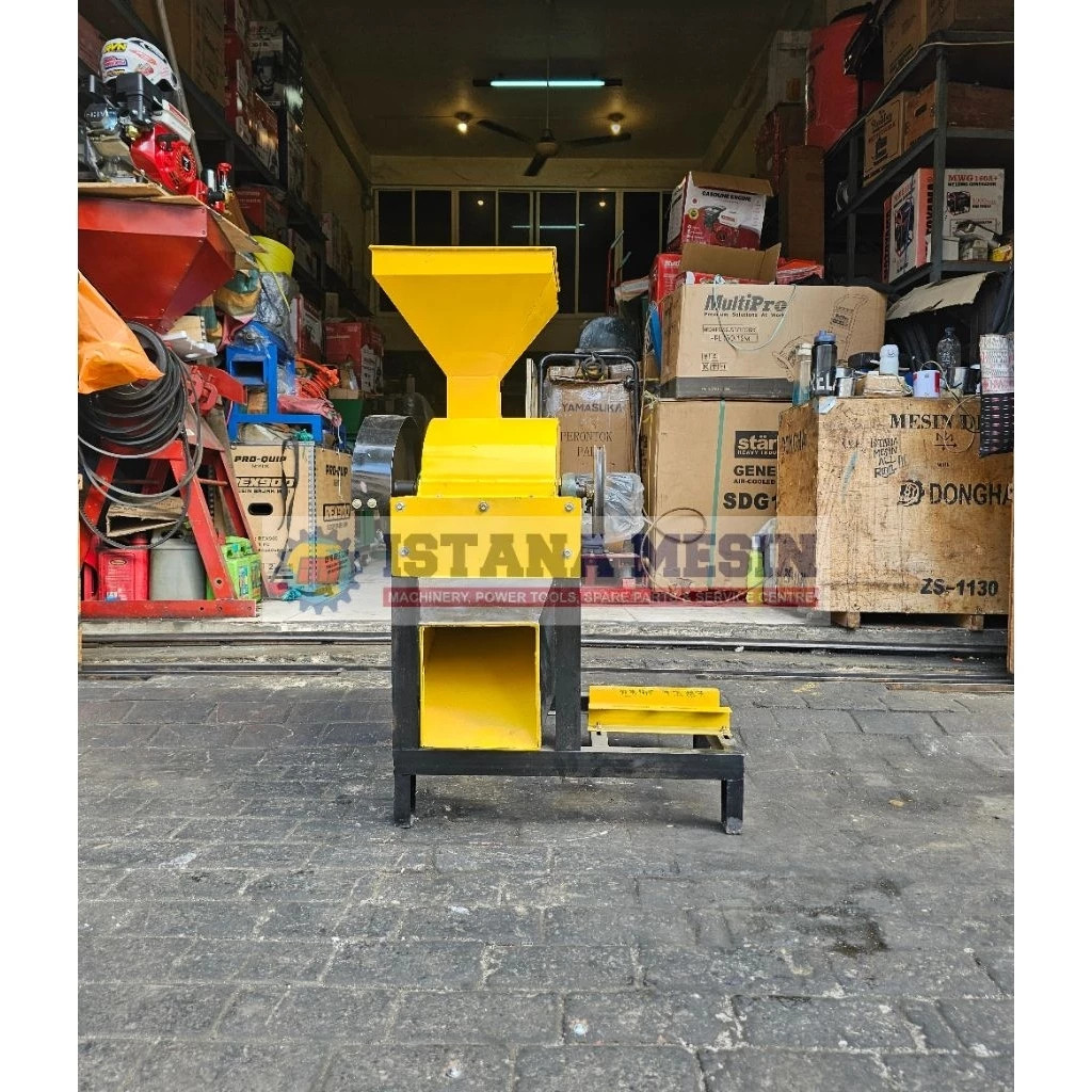 MESIN PENGHALUS PENEPUNG SEKAM PADI TANPA PENGGERAK