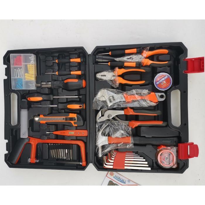 HIROKI 102 Tool Kit Set 102 Pcs Toolkit Pertukangan Alat Tukang KOPER