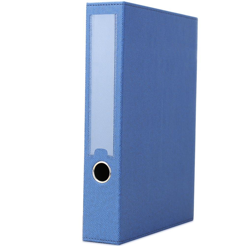 PU Leather A4 Paper File Folder Spring Steel Clamp File Organizer Box 300 Pieces Letter Document Hol