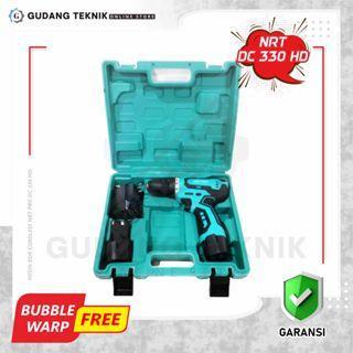 Mesin Bor Baterai 12V 10mm NRT DC 330 HD / Cordless NRT PRO DC 330 HD 12V / Mesin Bor Baterai NRT 12