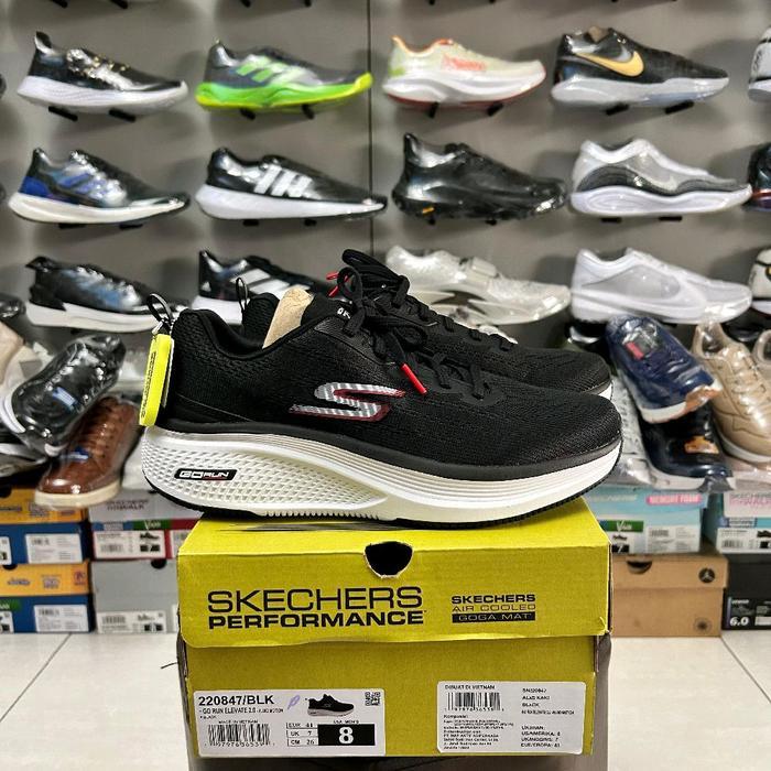 Skechers Go Run Elevate 2.0 Fluid Motion Running For Mens Original Bnib (220847 Blk)