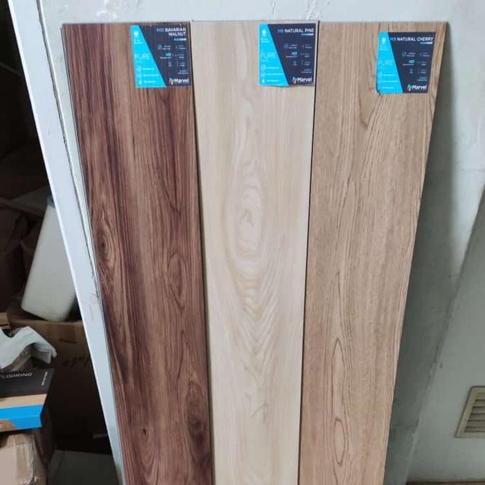 Vinyl lantai spc 4mm marvel click parkit lantai spc lantai kayu 1 box