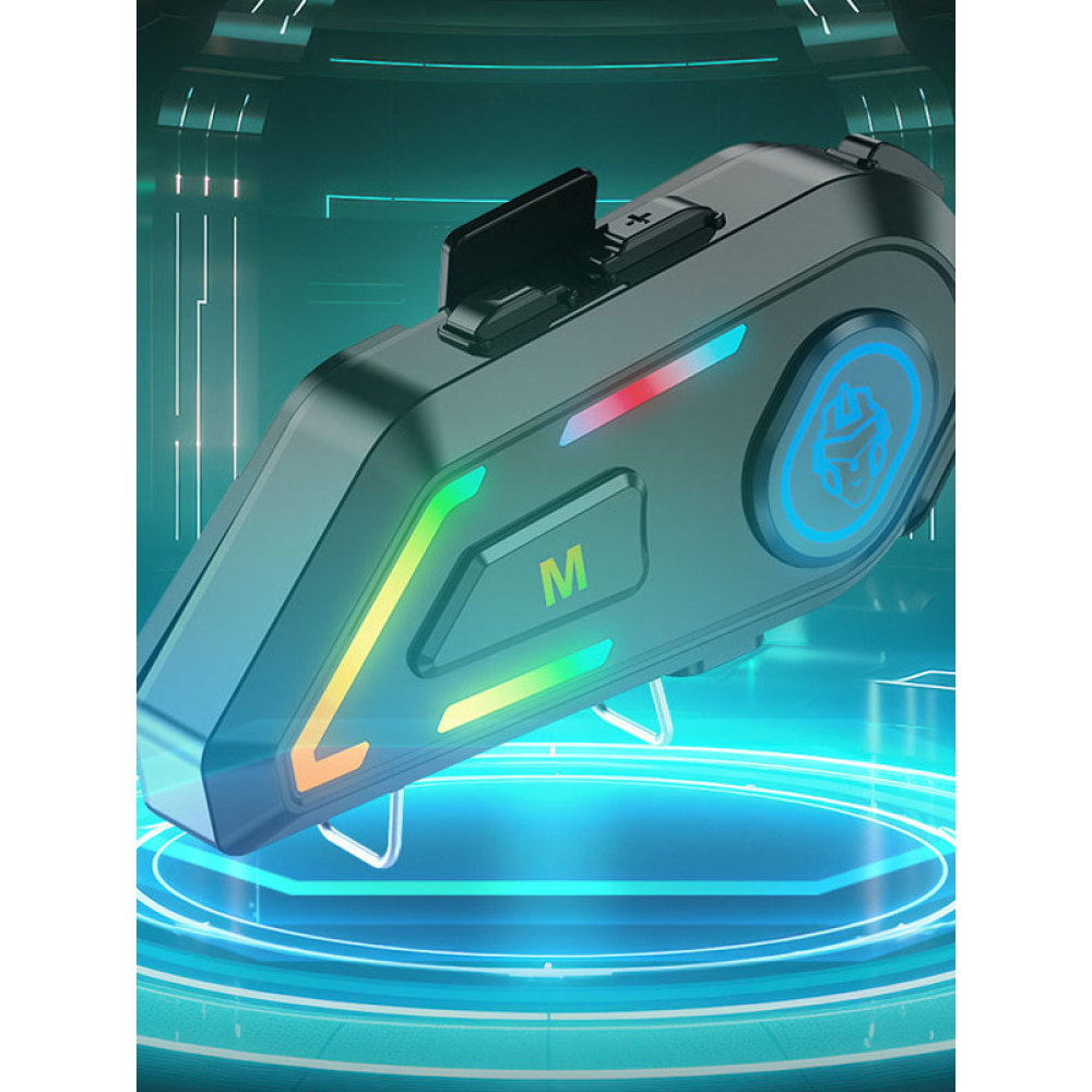 Motorcycle Helmet Headset Rechargeable 1000mAh Battery V5.3 Wireless Technology Helmet Speaker Noise