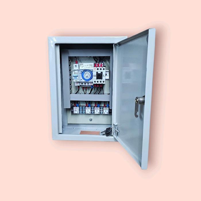 panel timer automatis lampu/timer lampu otomatis