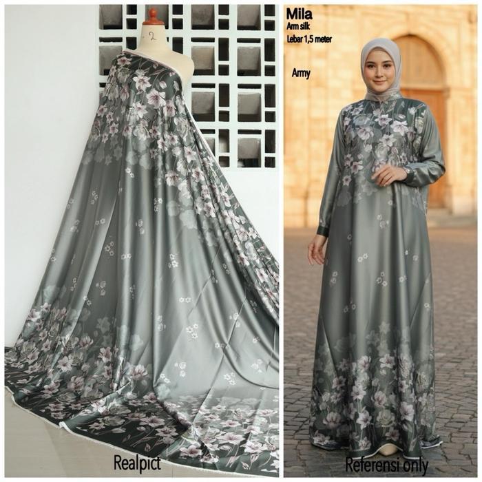 KAIN ARNAMY SILK MILA Kain Meteran Murah Talma Textile