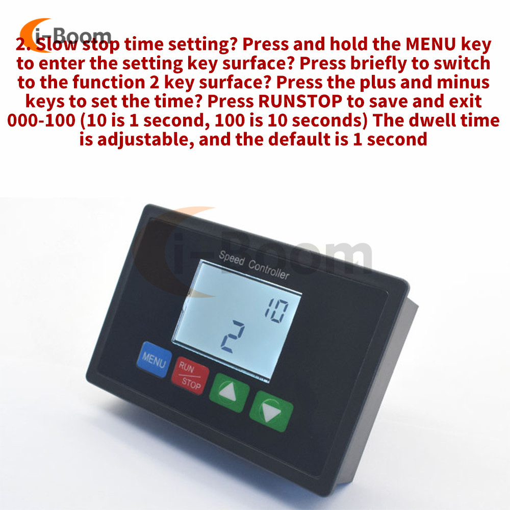 DC10V-55V 30A DC MOTOR CONTROLLER SPEED REGULATION SPEED METER PROGRAMMABLE MOTOR SPEED CONTROLLER