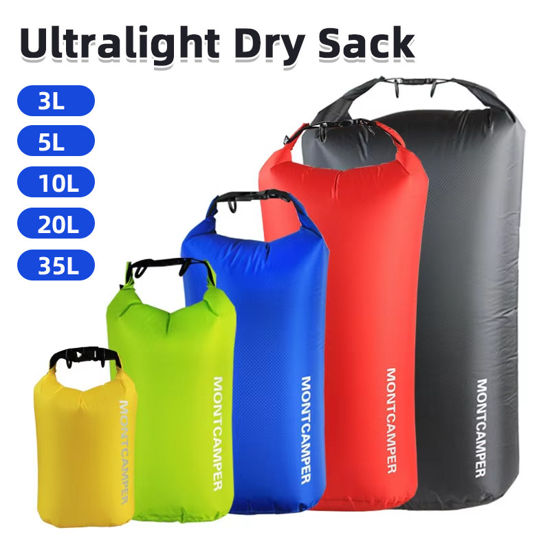 Ultralight Dry Sack 3/5/10/20/35L Drifting Swimming Dry Storage Bag Waterproof Rafting Kayaking
