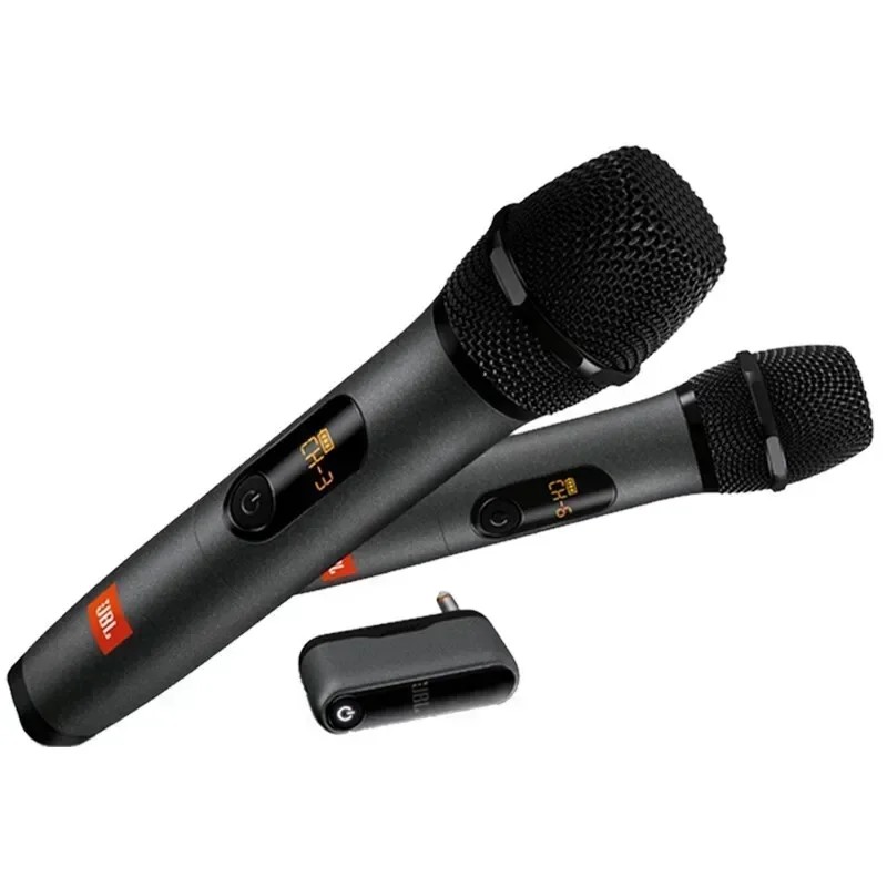 100% Original Jbl One To Two Wireless Microphone Microphone Microphone Uhf Dual Channel Transmitter