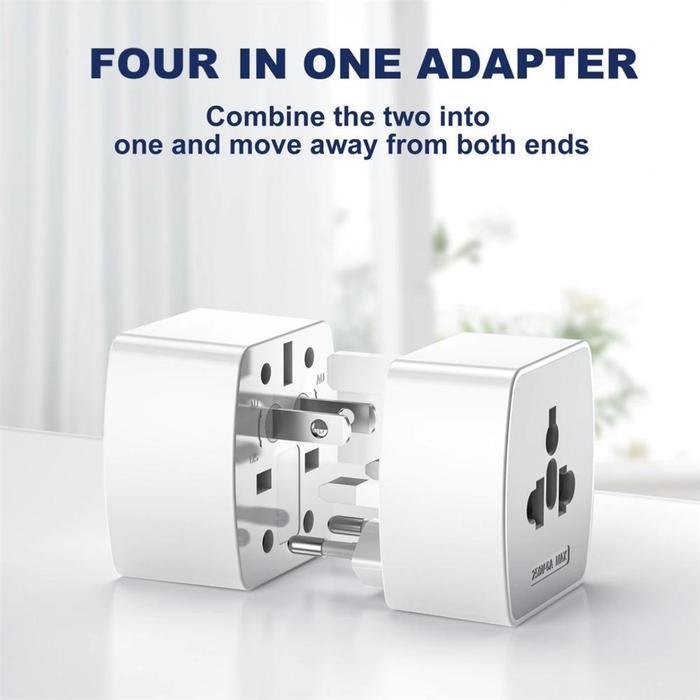LDNIO Z4 World Wide Travel Adapter, Adaptor Multi Colokan