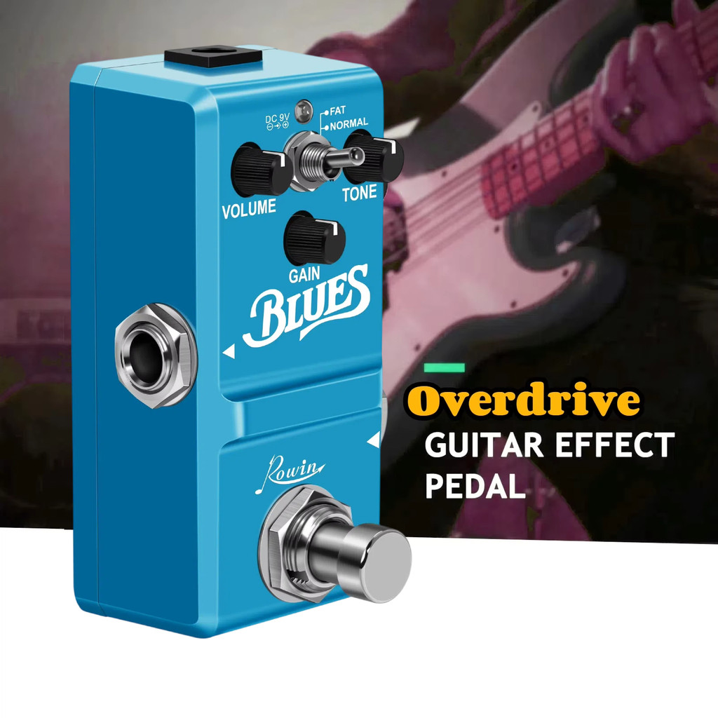 Rowin NANO Electric Guitar Pedals Overdrive Classic Blues Drive Bass Pedal Blues Breaker Effect