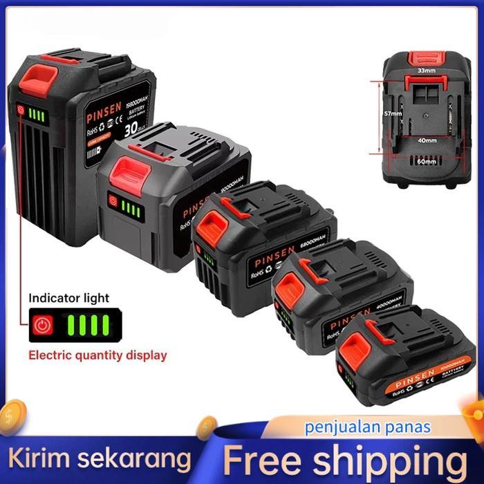 Cuci Gudang Mt-21V 5/10/20Sel 40000Mah Bor Baterai Makita For Lithium Tools Batre Impact Baterai