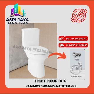 Toilet / Closet / Kloset duduk Toto ( Set ) CW422JW / F / SW422JP / 422-81 + TC505 Soft (Rough In 47